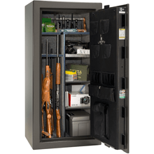 Load image into Gallery viewer, Colonial Series | Level 3 Security | 75 Minute Fire Protection | 23 | DIMENSIONS: 60.5&quot;(H) X 30&quot;(W) X 25&quot;(D) | White Gloss Brass | Mechanical Lock
