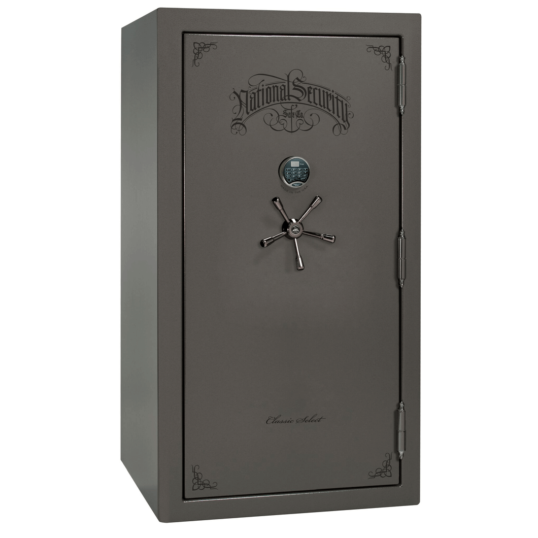 Classic Select | 40 | Level 6 Security | 90 Minute Fire Protection | Gray | Black Electronic Lock | 66.5